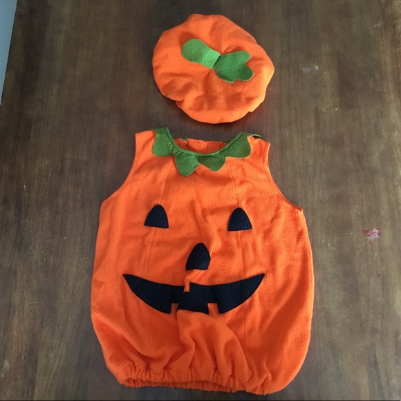 Pottery Barn Kids Costumes Pumpkin Halloween Costume Sz 46